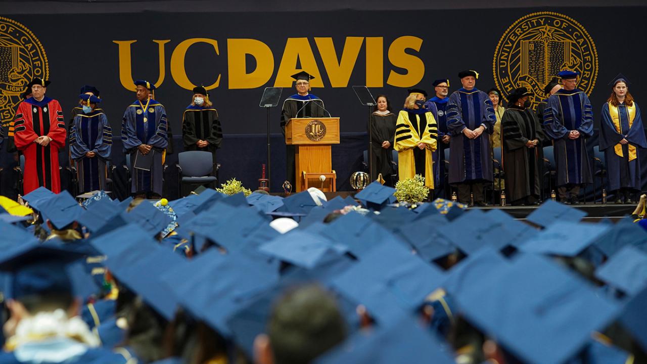 UC Davis Fall Commencement at the UC Center