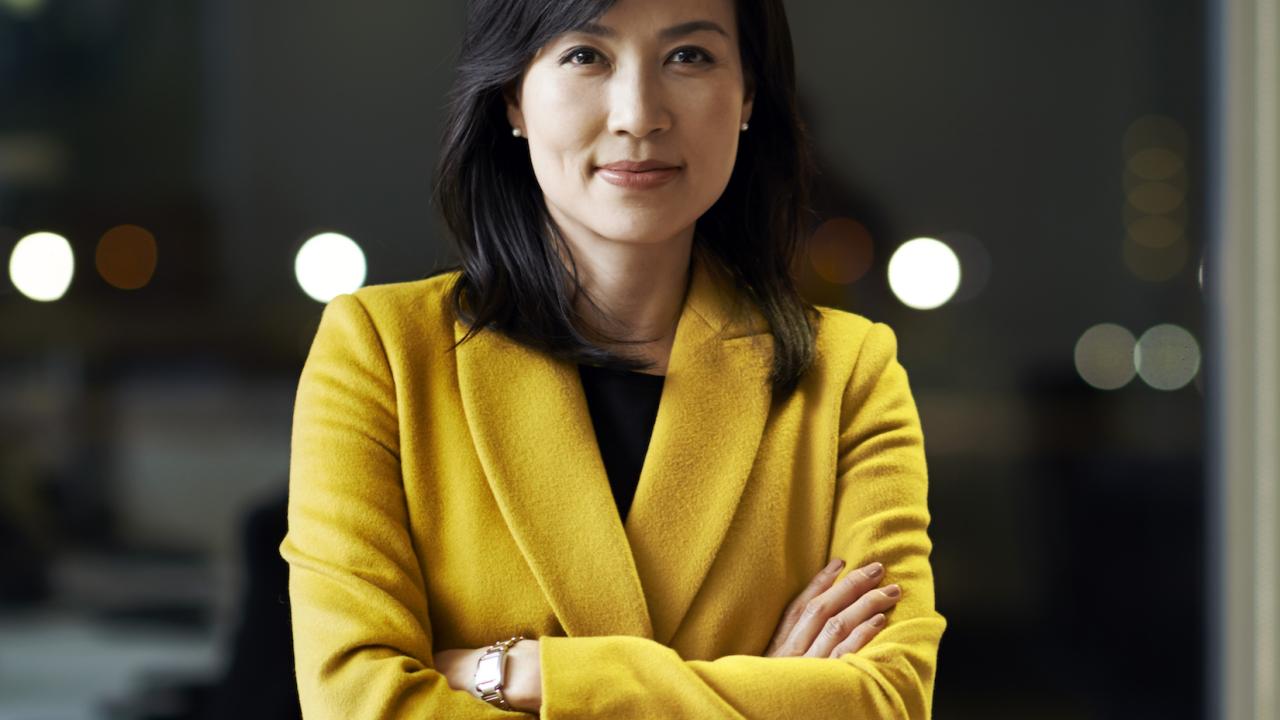 Professional Woman with a Yellow Jacket