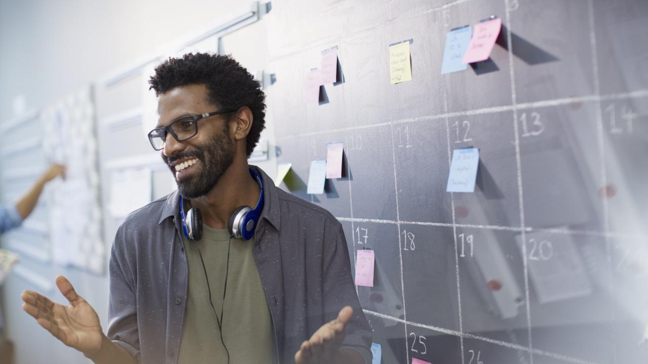 Project Manager Smiling