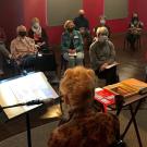 Group of OLLI members in class at Watermelon Music