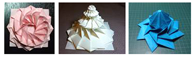 three origami