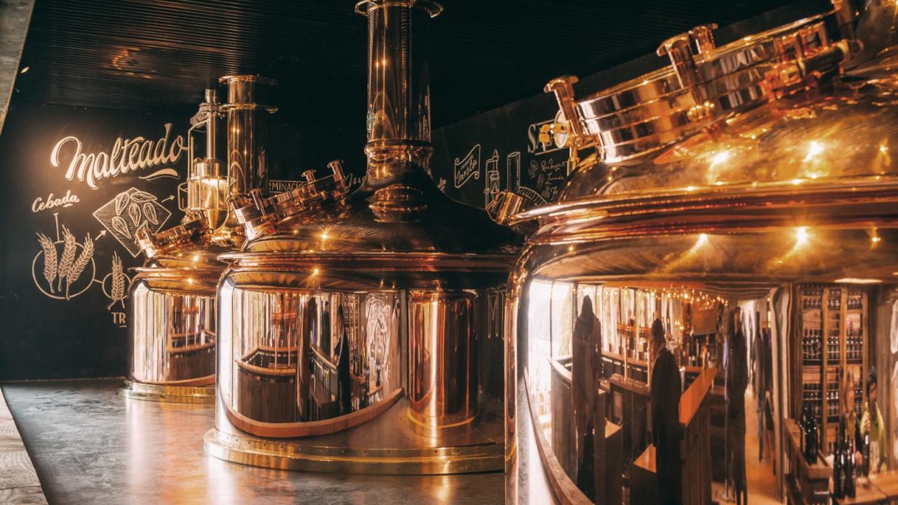 equipment in Ambev's brewhouse in Argentina