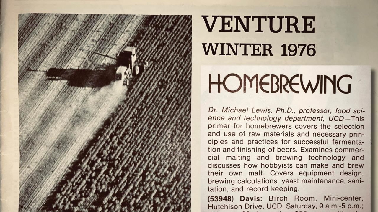 1976 Venture Catalog and homebrewing description