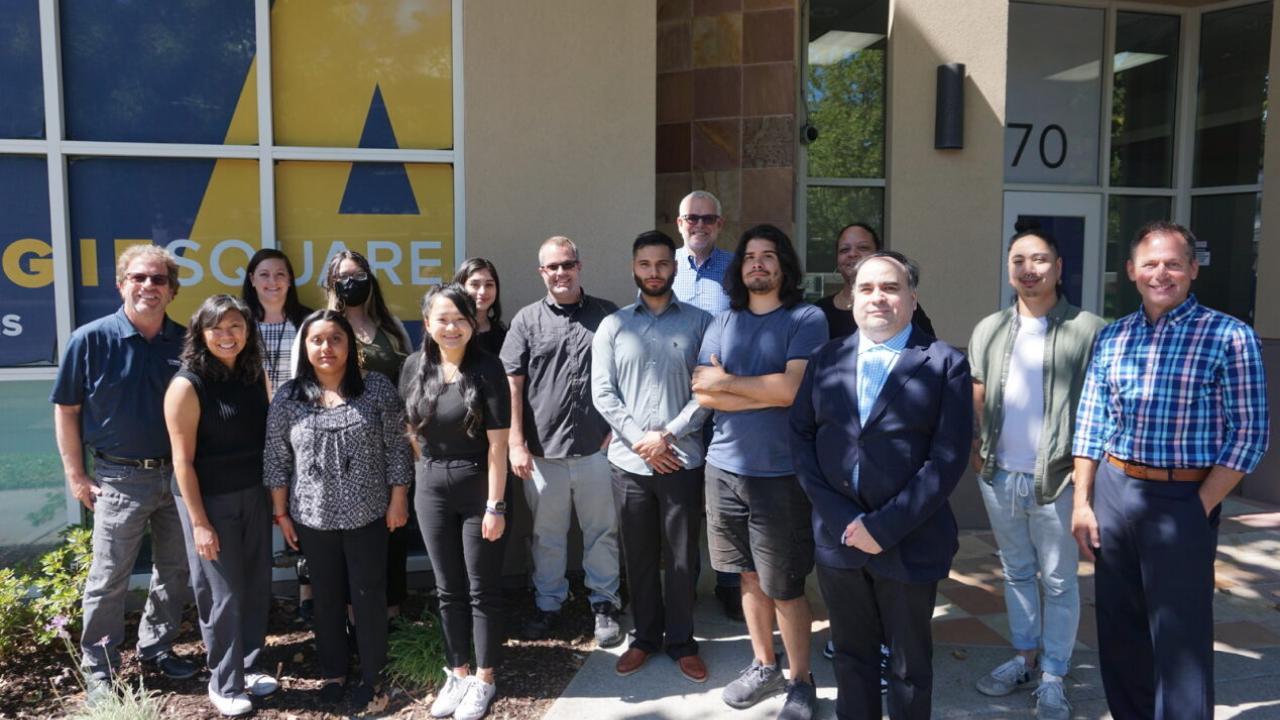 group photo of UC Davis Tech Talent Pathways program