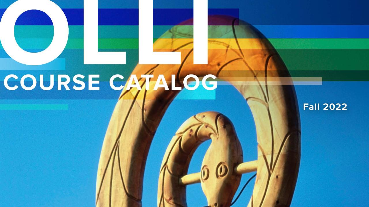 OLLI fall course catalog cover image