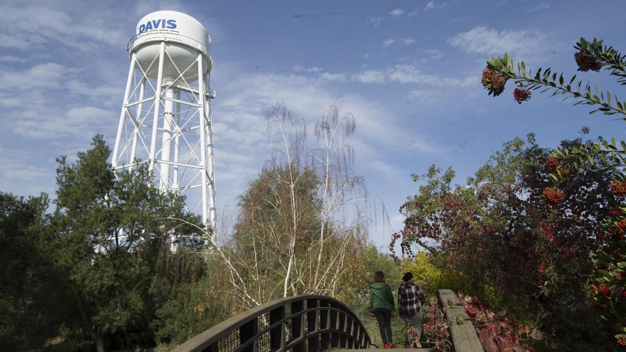 UC Davis Water tower