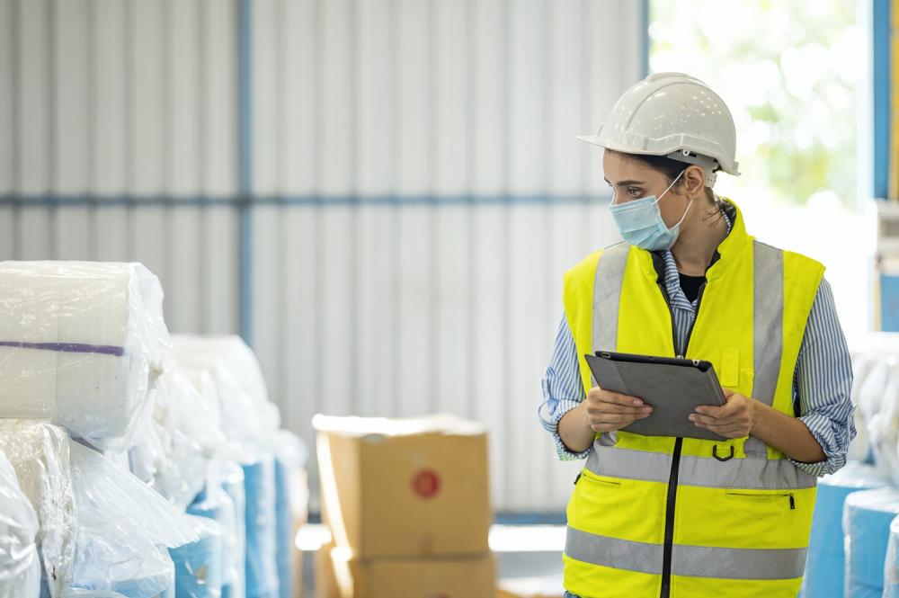 OHS Professional checking the product