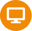 Computer screen logo