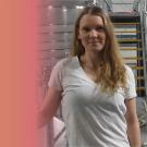 Winemaking Certificate grad Sanne Poulsen in winery