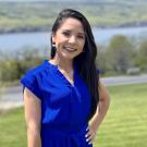 maternal and child nutrition master's student, Stefany Cinco, poses