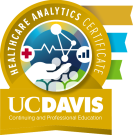 healthcare analytics certificate badge