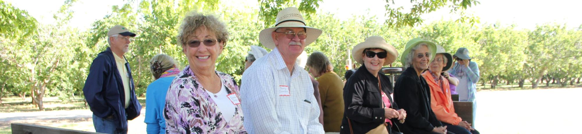 OLLI members on Wolfskill Farm Tour